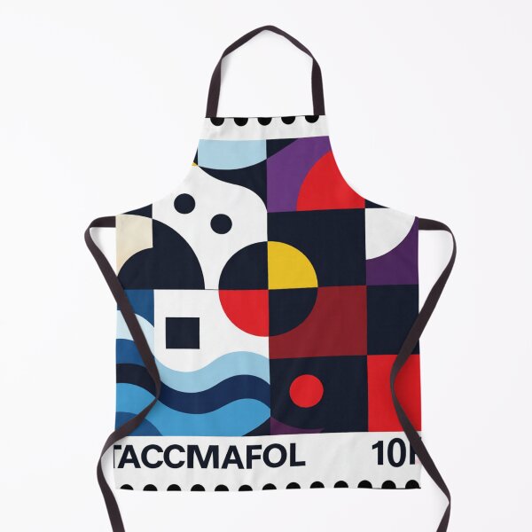 Item preview, abstract 5 stamp colorful geometric abstract design designed and sold by SmashingDeals.