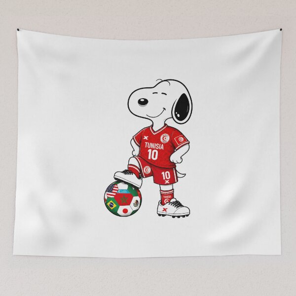 Item preview, WORLD CUP 2026 | Funny Snoopy Tunisia Team | Soccer Fans designed and sold by Har-vee.