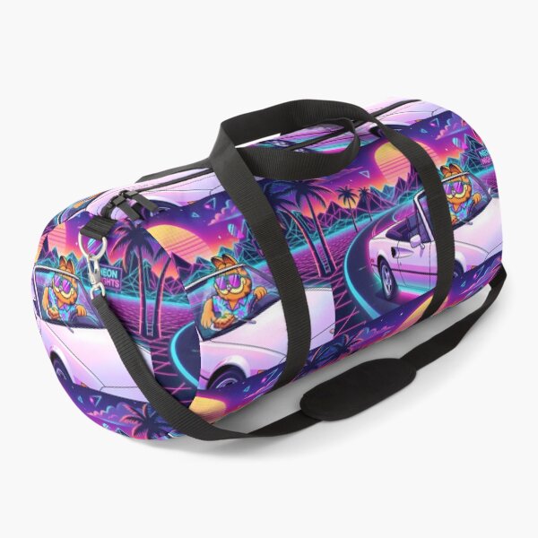 Item preview, Car Retro Neon Cyberpunk Cosmic Cat Lasagna Designs designed and sold by ART ATTACK ZONE.