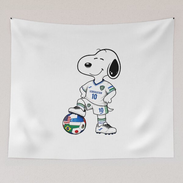 Item preview, WORLD CUP 2026 | Funny Snoopy Uzbekistan Team | Soccer Fans designed and sold by Har-vee.