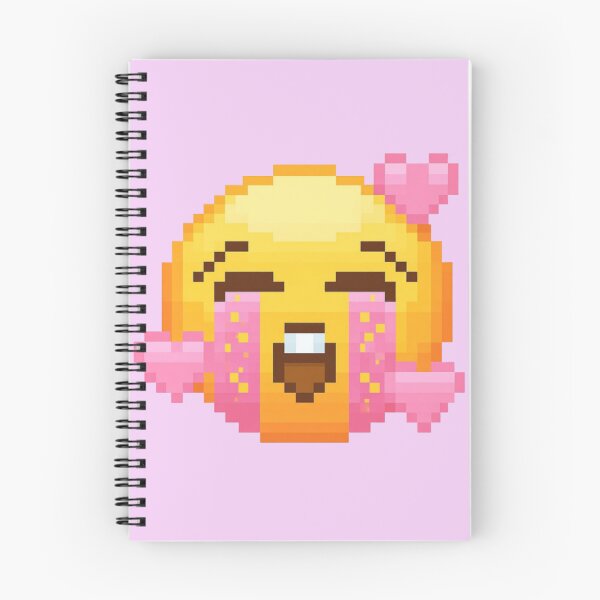 Item preview, Pink Heart Pixel Emoji designed and sold by tamsclub.