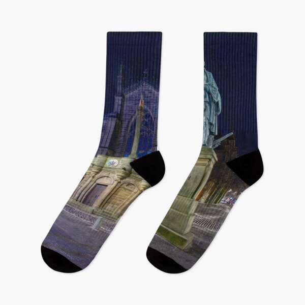 Item preview, Edinburgh Royal Mile at Night designed and sold by Alisonchambers2.