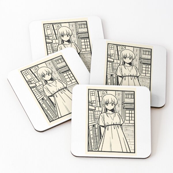 Item preview, Portrait - Anime woman elegant dress surprised designed and sold by AnimeShin.