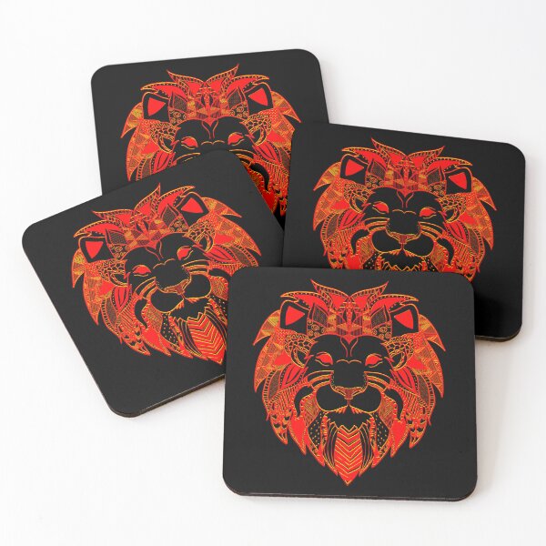 Item preview,  Tribal Lion Mandala Art Design designed and sold by StyleBloomes.