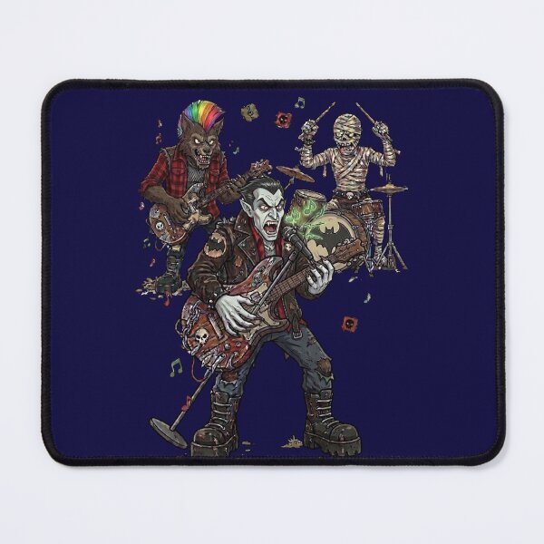 Item preview, The Monstrous Mayhem: Classic Horror Punk Rock Band designed and sold by CrownINDesign.