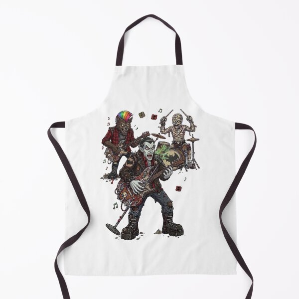 Item preview, The Monstrous Mayhem: Classic Horror Punk Rock Band designed and sold by CrownINDesign.