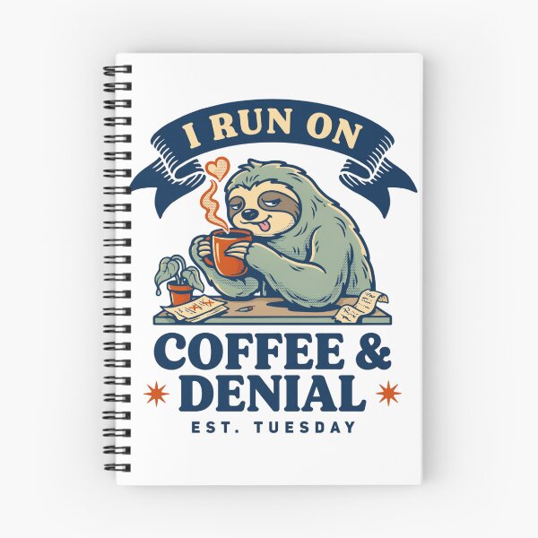 Item preview, I Run On Coffee and Denial designed and sold by Ink And Inspire.