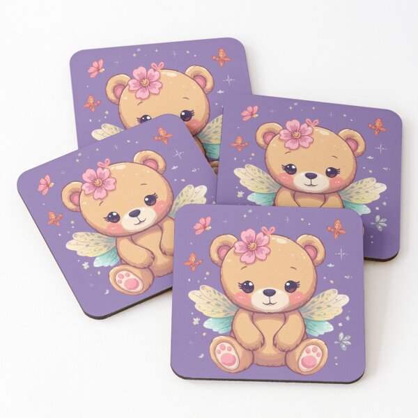 Item preview, Flower Fairy Bear Kawaii Sticker designed and sold by Stylestickers55.