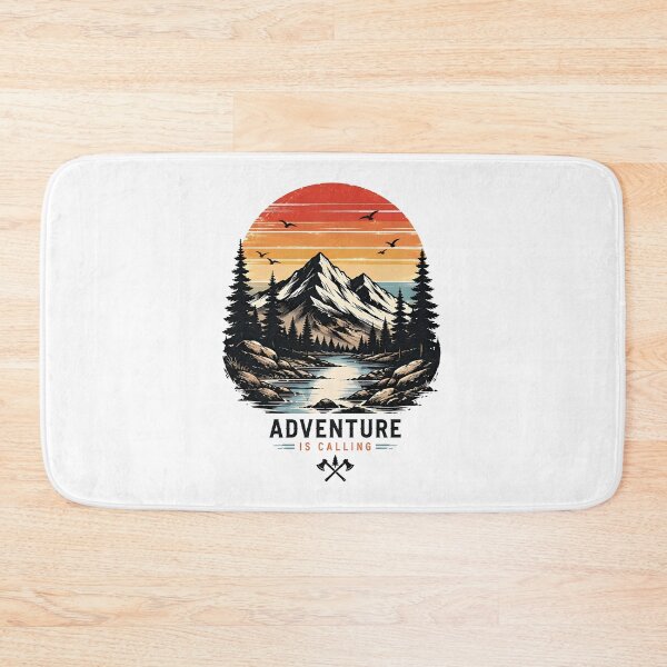 Item preview, Adventure Calling Wilderness Mountain Escape designed and sold by Amr Siam.