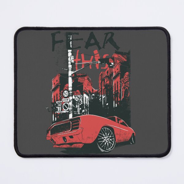 Item preview, Fear This - Vintage Red Muscle Car Streetwear designed and sold by Redvibeco.