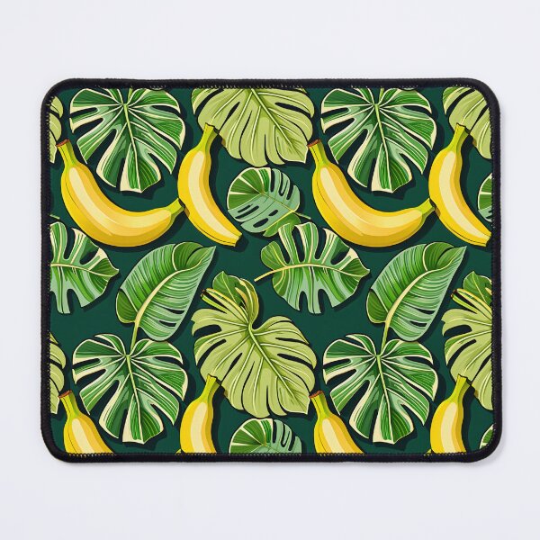 Item preview, Lush Tropical Banana & Leaf Seamless Pattern designed and sold by krazzyremo.