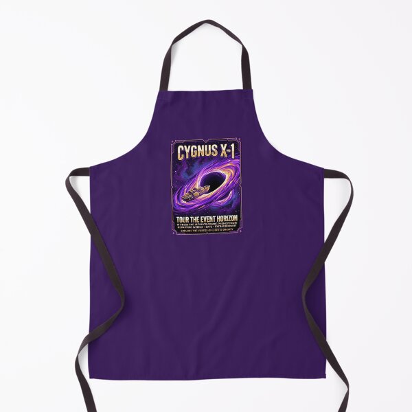 Item preview, Cygnus X-1 Black Hole Retro NASA Travel Poster designed and sold by RetroRewind Studio.