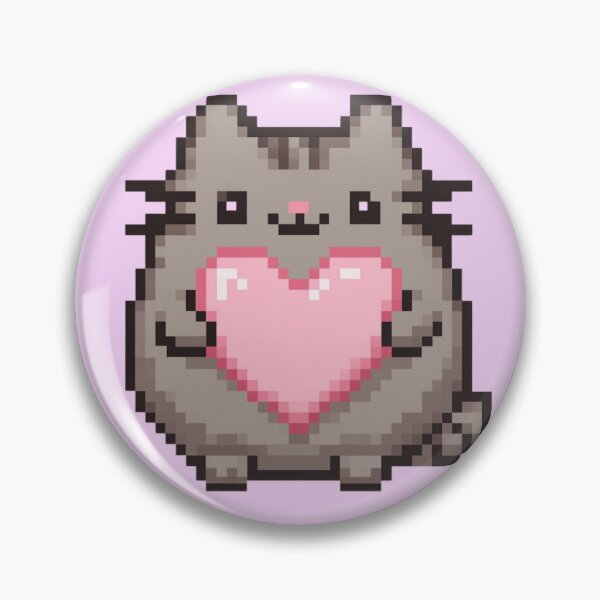 Item preview, Pixel Cat With Heart designed and sold by tamsclub.