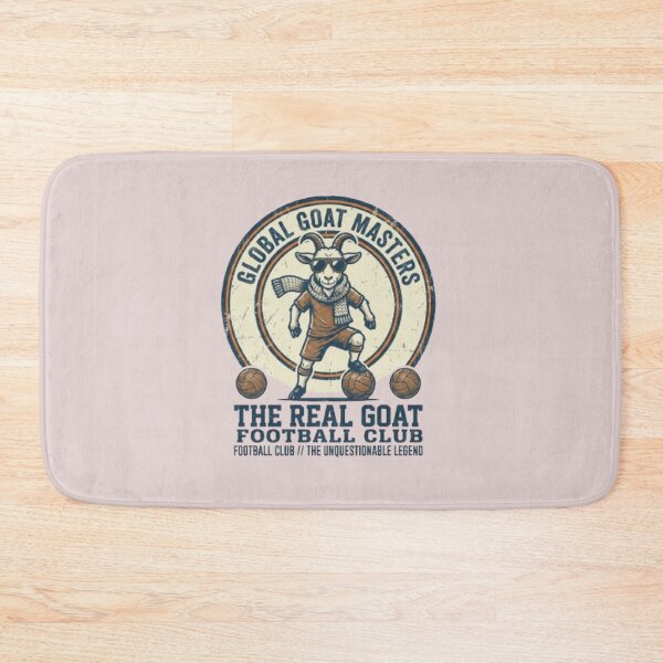 Item preview, The Real GOAT Football Club Vintage Retro Soccer designed and sold by Dream Weave Studio.