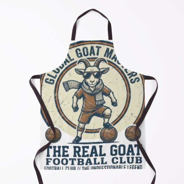 Item preview, The Real GOAT Football Club Vintage Retro Soccer designed and sold by Dream Weave Studio.