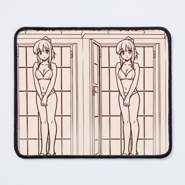 Item preview, Portrait - Anime woman in elegant lingerie designed and sold by AnimeShin.