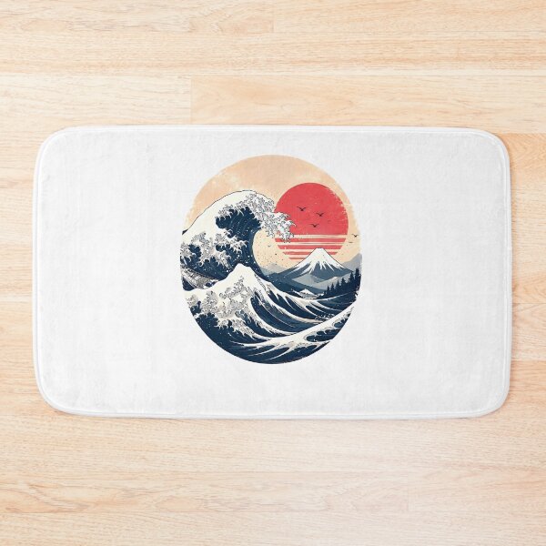 Item preview, Great Wave Japanese Ocean Landscape designed and sold by Amr Siam.