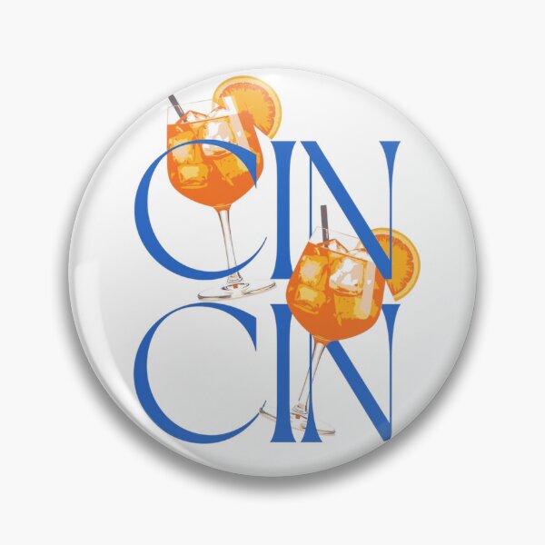 Item preview, Cin Cin Aperol Spritz Cocktail Italian Art designed and sold by MALIRÉ.
