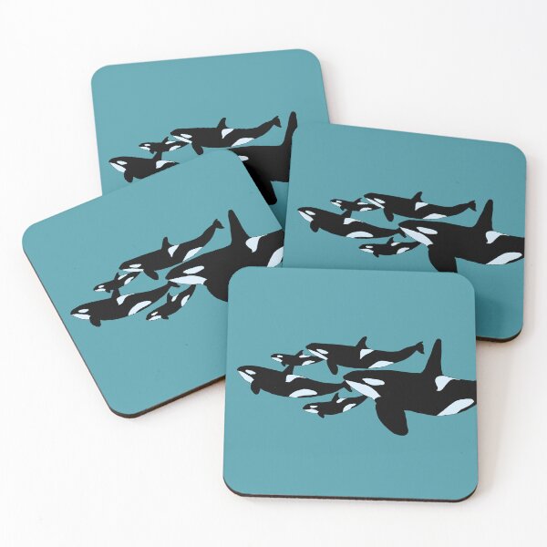 Item preview, Pod of Orcas designed and sold by Sea Witch's Art Cove.