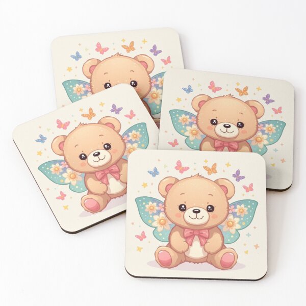 Item preview, Flower Fairy Bear Kawaii Sticker designed and sold by Stylestickers55.