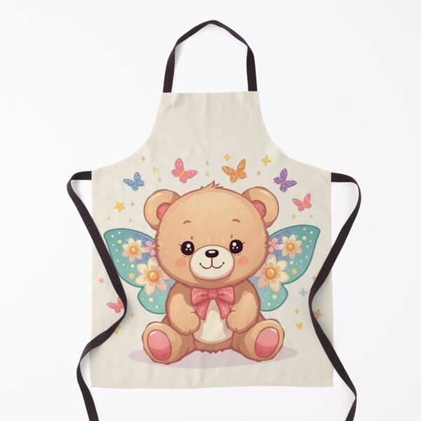 Artikelvorschau, Blumenfee Bär Kawaii Aufkleber entworfen und verkauft von Stylestickers55.
