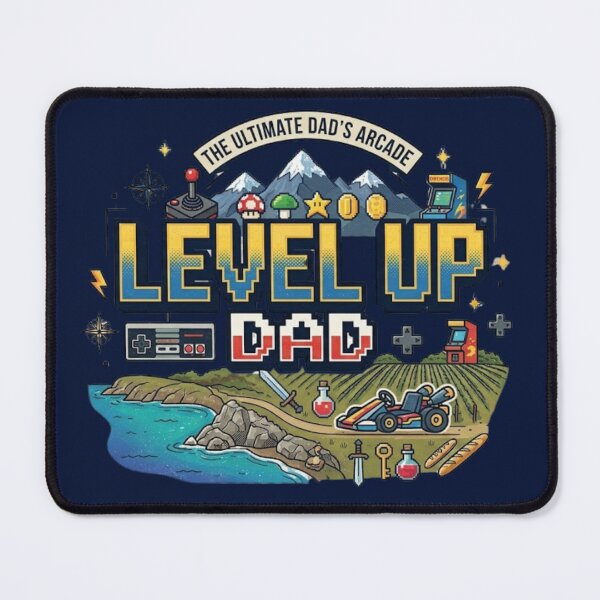 Item preview, Level Up Dad Ultimate Arcade Retro Game designed and sold by PACS0011.