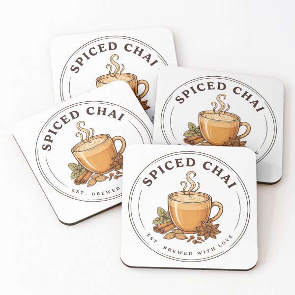 Item preview, Spiced Chai – Vintage Chai Latte Lover Design with Cinnamon, Cardamom & Star Anise designed and sold by ArcticFoxStudio.