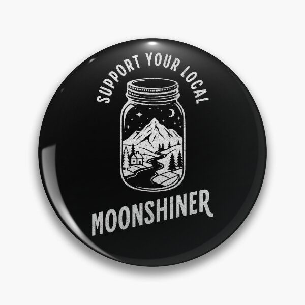 Item preview, Support Your Local Moonshiner Mountain Jar designed and sold by d247.