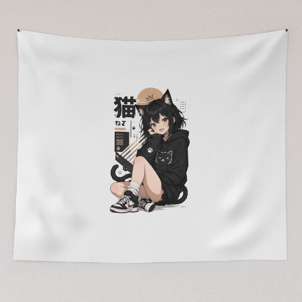Item preview, Neko Mode Kawaii Cat Girl designed and sold by Amr Siam.