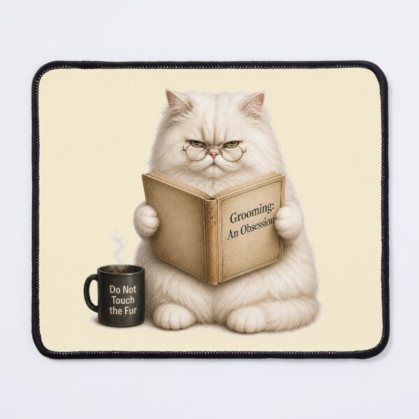 Item preview, Funny Persian Cat Book Lover designed and sold by Gentlestate.