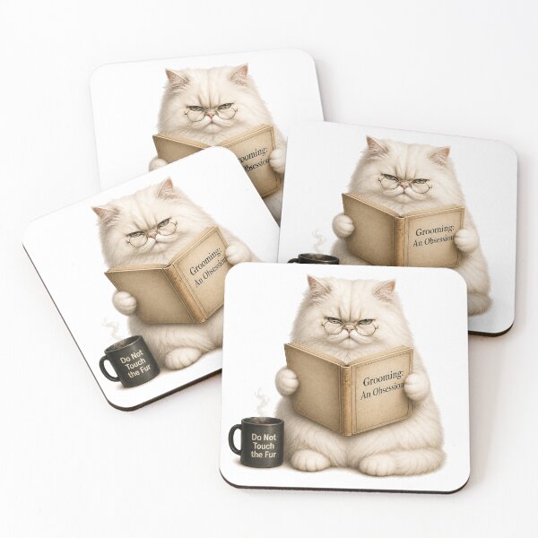 Item preview, Funny Persian Cat Book Lover designed and sold by Gentlestate.