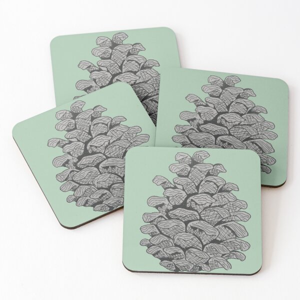 Item preview, pinecone drawing designed and sold by RoseGrayInk.