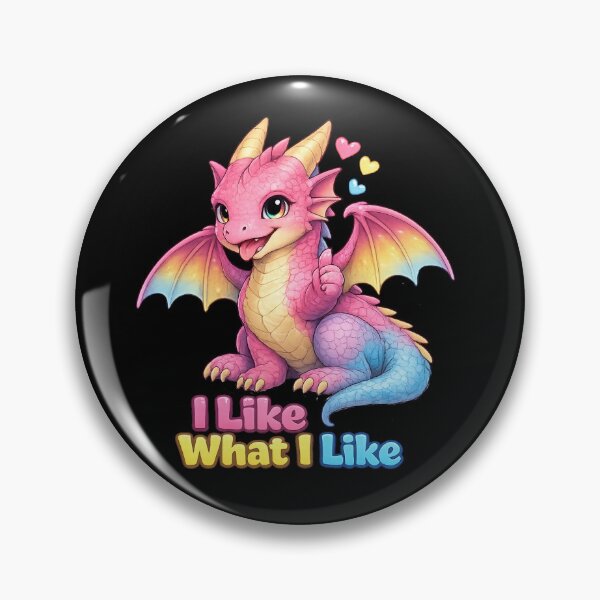 Item preview, I Like What I Like - Cute Pride Dragon LGBTQ+ Self Acceptance Design designed and sold by Hatchling Hollow.