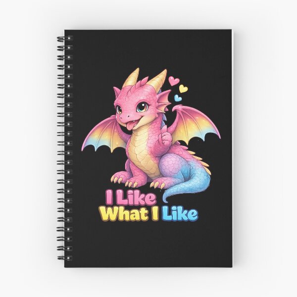 Item preview, I Like What I Like - Cute Pride Dragon LGBTQ+ Self Acceptance Design designed and sold by Hatchling Hollow.