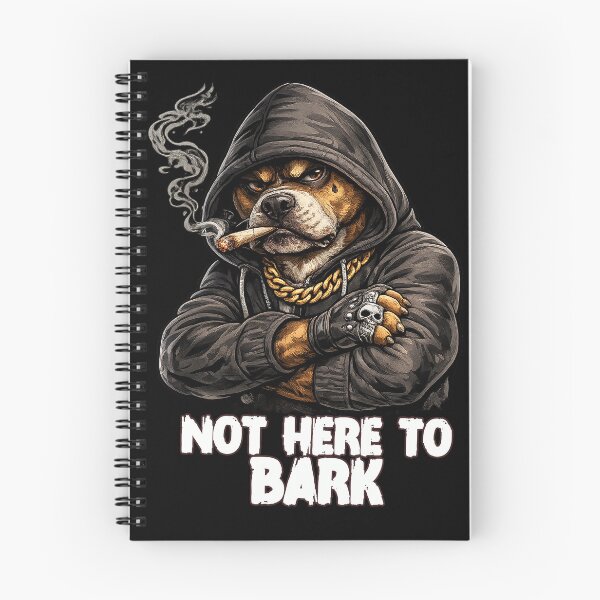 Item preview, not here to bark  designed and sold by Ayoub0797.