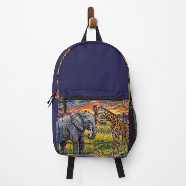 Item preview, Starry Night African safari Wildlife Art designed and sold by Violet-Forge.