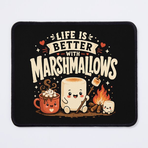 Item preview, Life is better with marshmallows designed and sold by HandicraftArt.