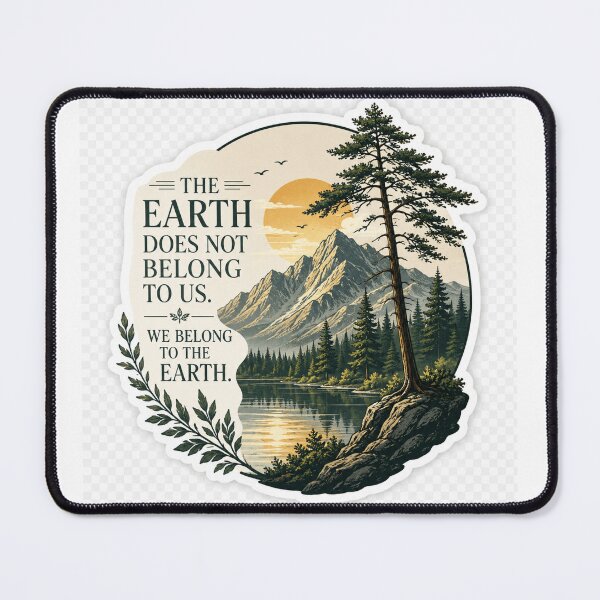 Item preview, We belong to the Earth ? designed and sold by Vi-Am.