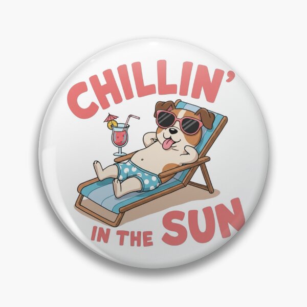 Item preview, Chillin In The Sun Cute Dog Sunglasses Design designed and sold by MALIRÉ.
