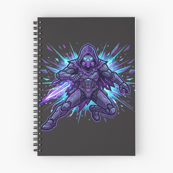 Item preview, Cyberpunk Ninja Rogue Neon Gaming Mascot designed and sold by MagsMarC.