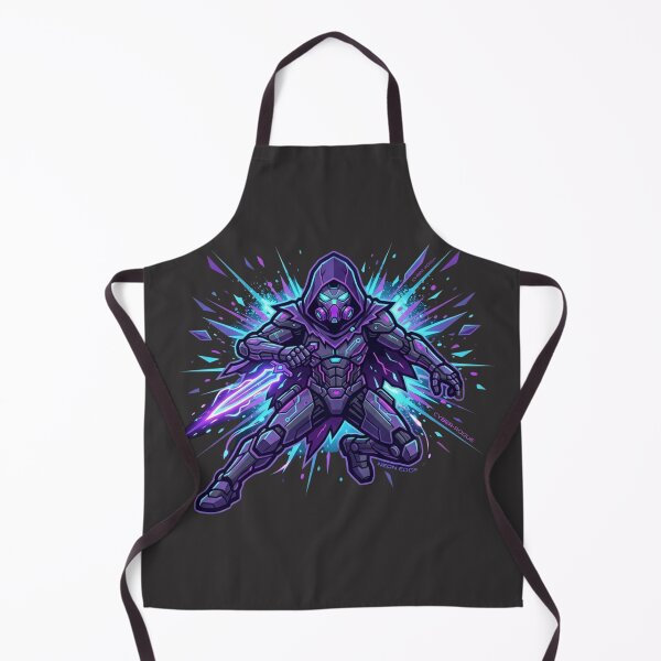 Item preview, Cyberpunk Ninja Rogue Neon Gaming Mascot designed and sold by MagsMarC.