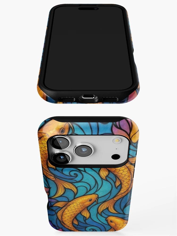 Thumbnail 3 of 4, iPhone Case, Fish Pattern designed and sold by fineetwork.