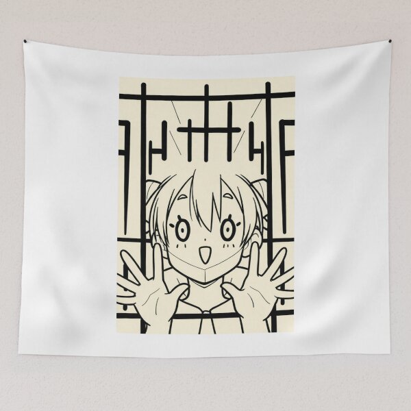 Item preview, Portrait - Character behind bars hands raised designed and sold by AnimeShin.