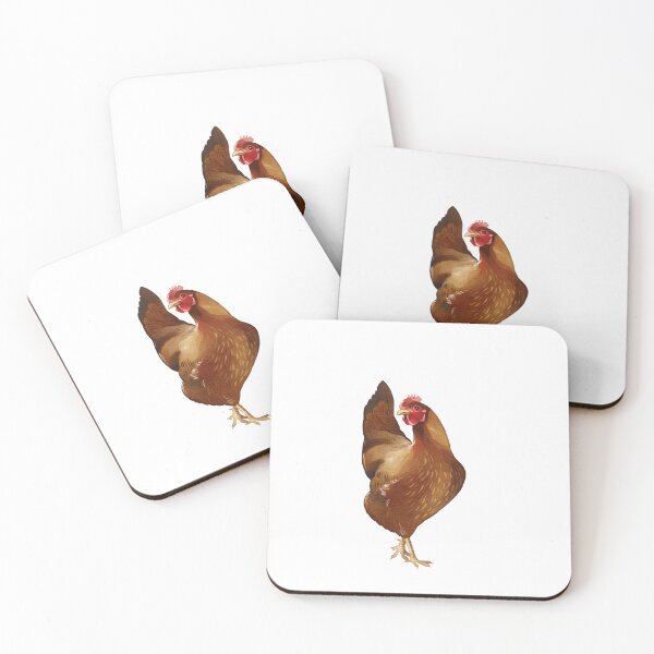 Item preview, Watercolor Red Hen Illustration - Isolated Farm Chicken Clipart designed and sold by Ms. Iryna.