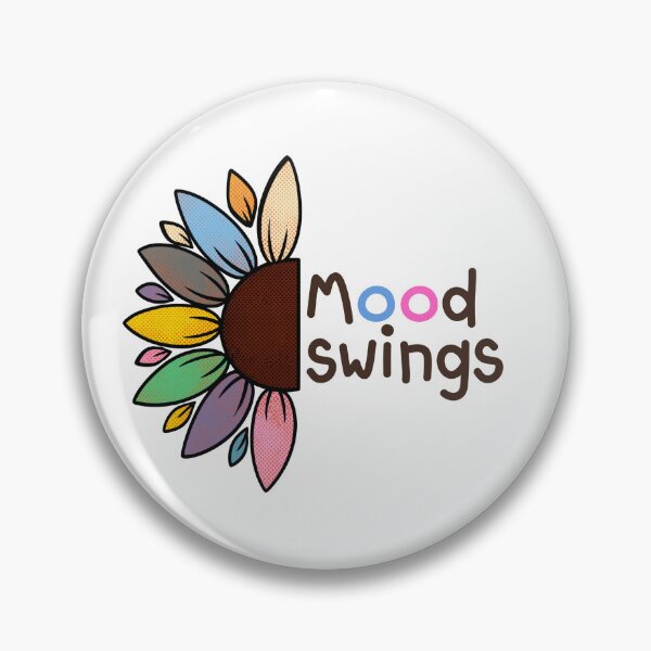 Item preview, Retro Floral Mood Swings Design designed and sold by FlowerBanks.