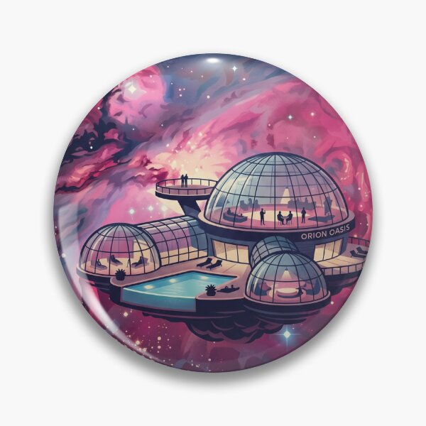 Item preview, Orion Nebula Retro NASA Travel Poster Stellar Nursery designed and sold by RetroRewind Studio.