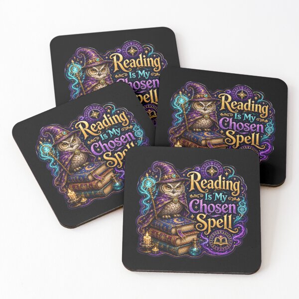 Item preview, Reading Is My Chosen Spell Wizard Owl Sticker  designed and sold by Sketchlegacy.