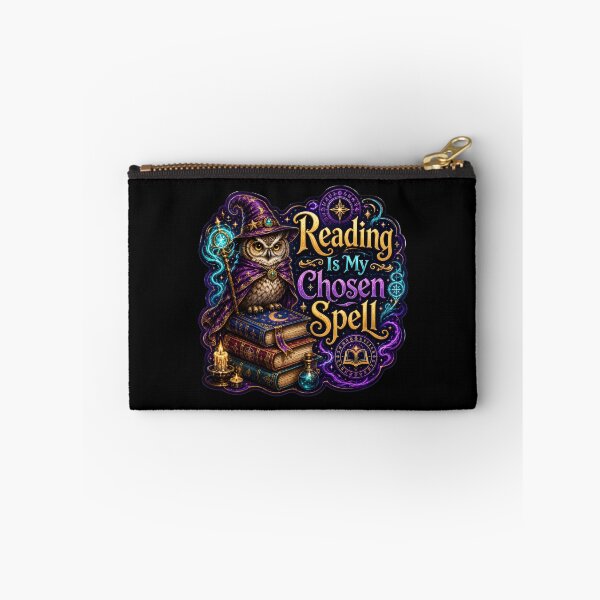 Item preview, Reading Is My Chosen Spell Wizard Owl Sticker designed and sold by Sketchlegacy.