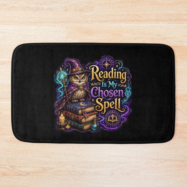 Item preview, Reading Is My Chosen Spell Wizard Owl Sticker  designed and sold by Sketchlegacy.