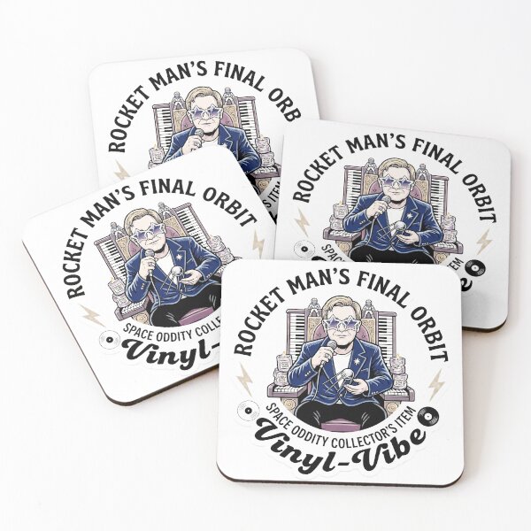 Item preview, Rocket Man's Final Orbit Collector's Item designed and sold by Vinyl-Vibe.